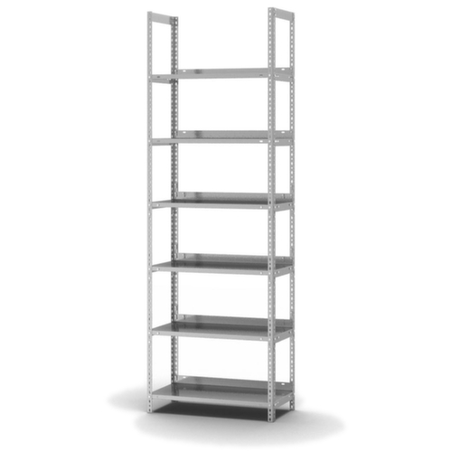 hofe Rayonnage à boulonner pour classeurs, 6 tablettes, avec revêtement en zinc anti-corrosion