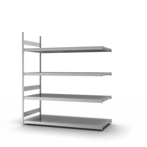 hofe Rayonnage grande largeur avec tablettes en acier