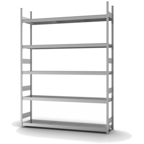 hofe Rayonnage grande largeur avec tablettes en acier