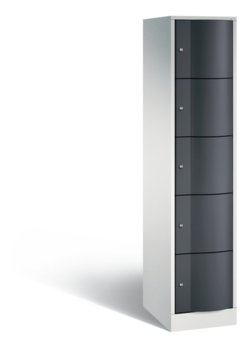 C+P armoire multicases Resisto, 5 compartiments