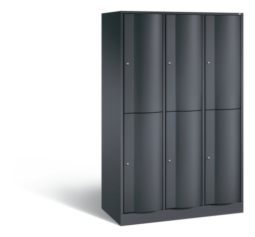 C+P armoire multicases Resisto, 6 compartiments