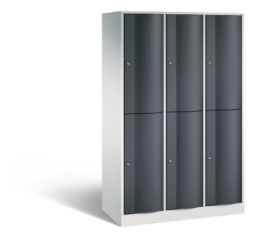 C+P armoire multicases Resisto, 6 compartiments