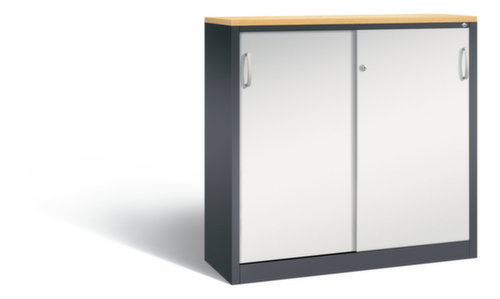 C+P Armoire à portes coulissantes ERGO avec plateau supérieur