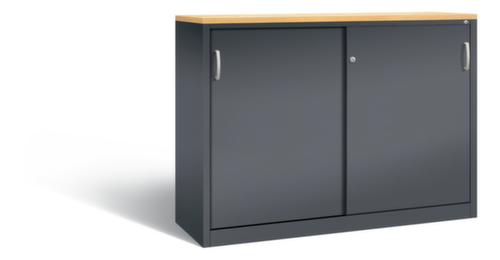 C+P Armoire à portes coulissantes ERGO avec plateau supérieur