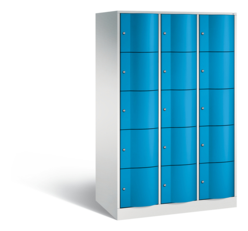 C+P armoire multicases Resisto, 15 compartiments