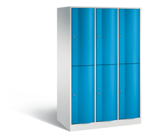 C+P armoire multicases Resisto, 6 compartiments