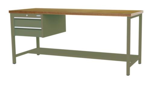 Bedrunka + Hirth Établi, 2 tiroirs, 1/2 tablette