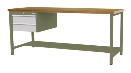 Bedrunka + Hirth Établi, 2 tiroirs, 1/2 tablette