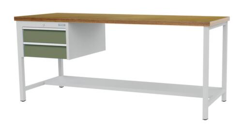 Bedrunka + Hirth Établi, 2 tiroirs, 1/2 tablette