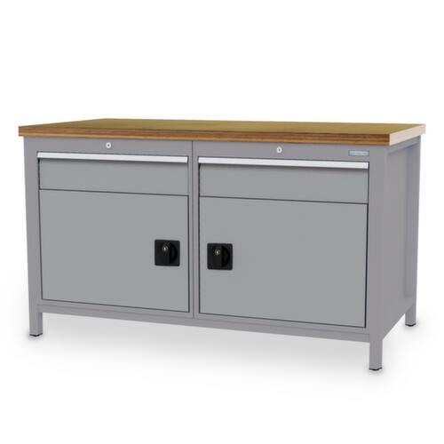 Bedrunka + Hirth Établi, 2 tiroirs, 2 armoires