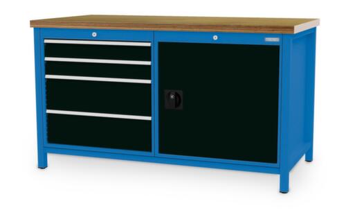 Bedrunka + Hirth Établi, 4 tiroirs, 1 armoire