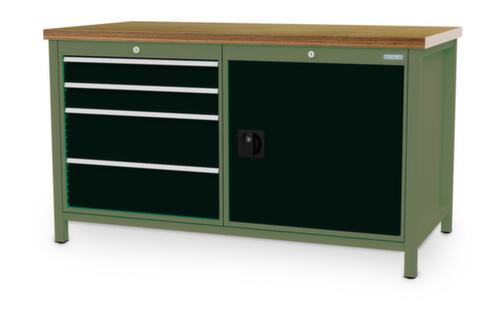 Bedrunka + Hirth Établi, 4 tiroirs, 1 armoire