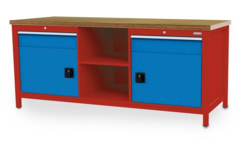 Bedrunka + Hirth Établi, 2 tiroirs, 2 armoires, 2 tablettes