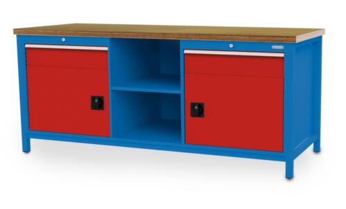 Bedrunka + Hirth Établi, 2 tiroirs, 2 armoires, 2 tablettes