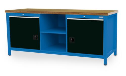 Bedrunka + Hirth Établi, 2 tiroirs, 2 armoires, 2 tablettes