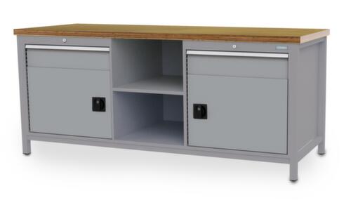 Bedrunka + Hirth Établi, 2 tiroirs, 2 armoires, 2 tablettes