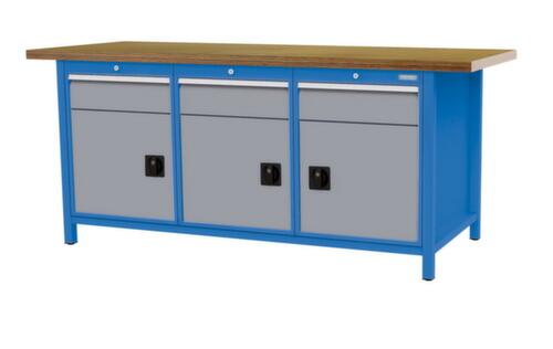 Bedrunka + Hirth Établi, 3 tiroirs, 3 armoires