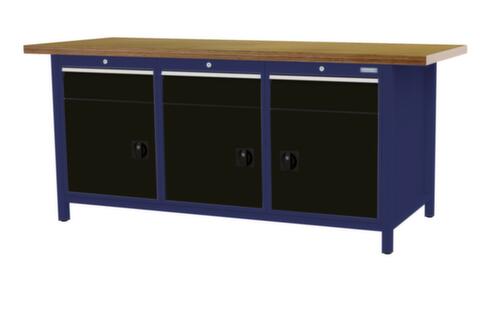 Bedrunka + Hirth Établi, 3 tiroirs, 3 armoires