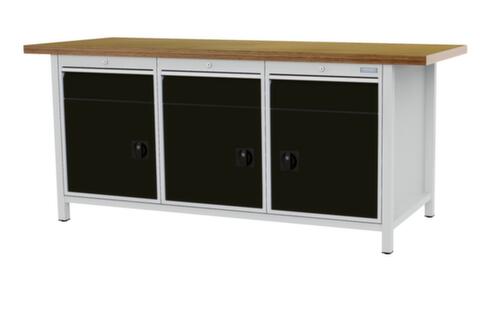 Bedrunka + Hirth Établi, 3 tiroirs, 3 armoires