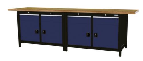 Bedrunka + Hirth Établi, 4 tiroirs, 4 armoires