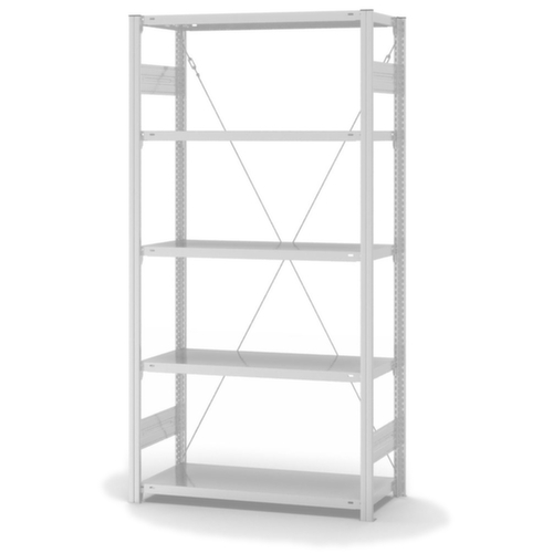 hofe Rayonnage antibactérien AntiBac®, hauteur x largeur x profondeur 2000 x 1060 x 435 mm, 5 tablettes