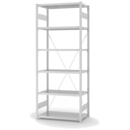 hofe Rayonnage antibactérien AntiBac®, hauteur x largeur x profondeur 2500 x 1060 x 535 mm, 6 tablettes