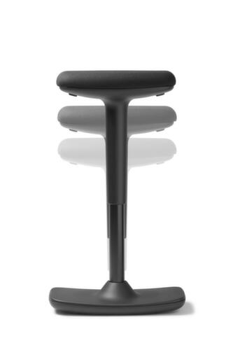 Dauphin Tabouret pivotant to-swift avec mécanisme de bascule, assise noir
