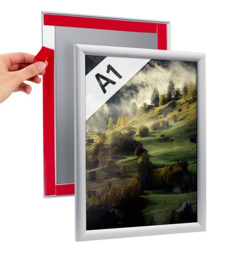 Cadre rabattable autocollant