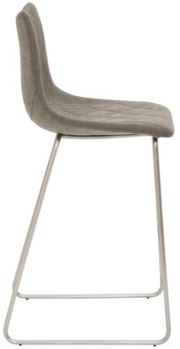 Mayer Sitzmöbel Tabouret de bar mySOLO avec base coulissante, assise vintage vase