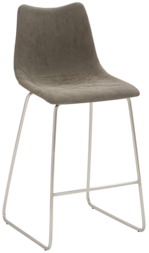 Mayer Sitzmöbel Tabouret de bar mySOLO avec base coulissante, assise vintage vase