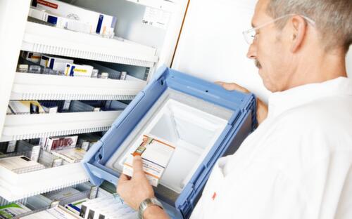 BITO Conteneur réutilisable à isolation thermique, capacité 5 l, couvercle crocodile