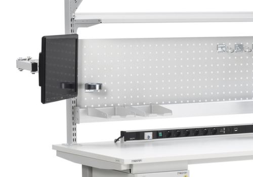 Treston Tablette pour poste de travail pour table de travail, hauteur 50 mm