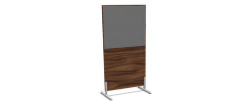 Nowy Styl Paroi de séparation E10 en bois avec revêtement en tissu, hauteur x largeur 1545 x 800 mm