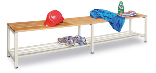 PAVOY Banc vestiaire Basis avec lames en bois