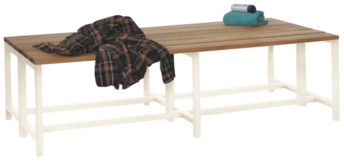 PAVOY Banc vestiaire Basis avec lames en bois