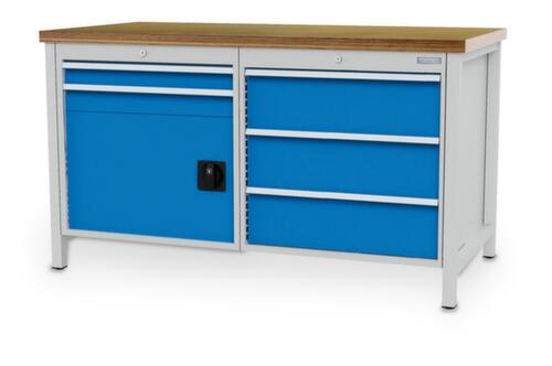 Bedrunka + Hirth Établi avec piètement en plusieurs coloris et différents panneaux