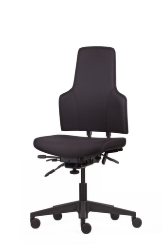 siège de bureau pivotant A360-WS avec mécanisme de contact permanent, noir