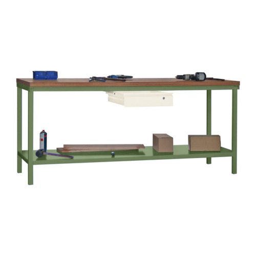 PAVOY Établi avec différents soubassements, 1 tiroir, 1 tablette