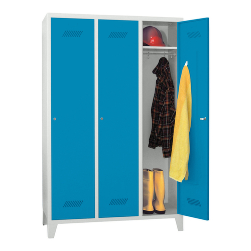 PAVOY Armoire vestiaire Basis avec 3 compartiments, largeur de compartiment 400 mm