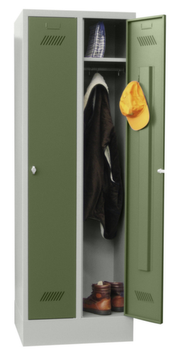 PAVOY Armoire vestiaire Basis avec 2 compartiments, largeur de compartiment 300 mm