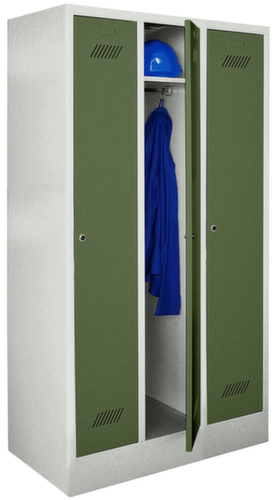 PAVOY Armoire vestiaire Basis avec 3 compartiments, largeur de compartiment 300 mm