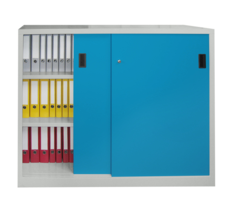 PAVOY Armoire à portes coulissantes pour bureau Basis