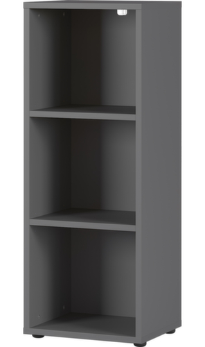 Rayonnage de bureau GW-AGENDA, largeur 450 mm, 3 HC, graphite