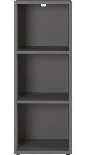 Rayonnage de bureau GW-AGENDA, largeur 450 mm, 3 HC, graphite
