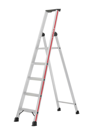 Hymer escabeau industriel 4126 avec plateforme, 4 marches profilées