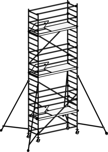 Hymer Échafaudage roulant 8771 avec potences