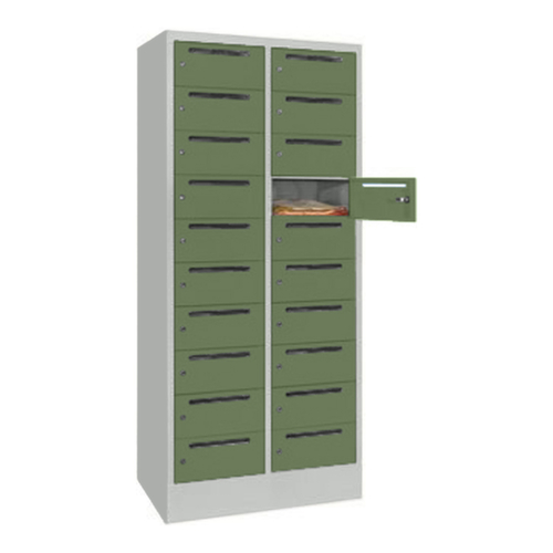 PAVOY Armoire de distribution du courrier Basis, 20 compartiments