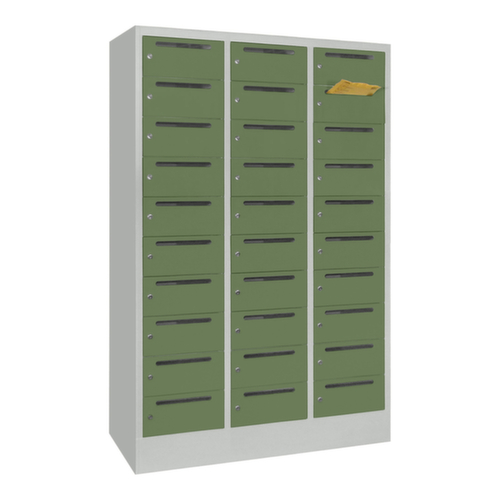 PAVOY Armoire de distribution du courrier Basis, 30 compartiments