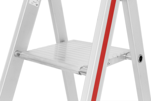 Hymer escabeau industriel 4126 avec plateforme, 4 marches profilées