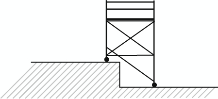 Hymer Échafaudage roulant 8472 avec potences